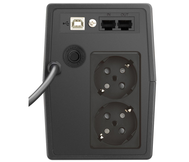 POWERWALKER UPS LINE-INTERACTIVE 600VA SCL 2XSCHUKO 230V, RJ11/ 45 IN/OUT, USB, LCD VI 600 SCL - 543830 - zdjęcie 4